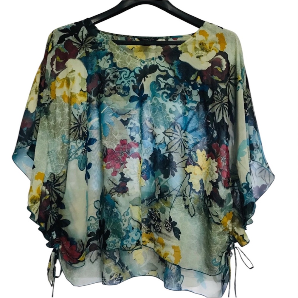 Floral Batwing Top